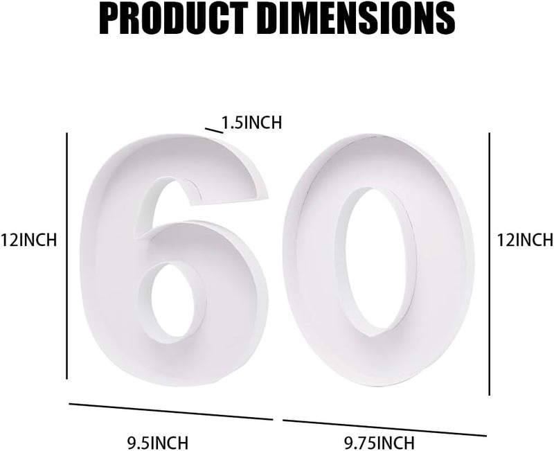WENPACK 12" Fillable Cardboard Number Shaped Gift Grazing Charcuterie Board Paper Container (60&90) - Image 4